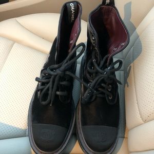 SOLD Chanel Combat Boots